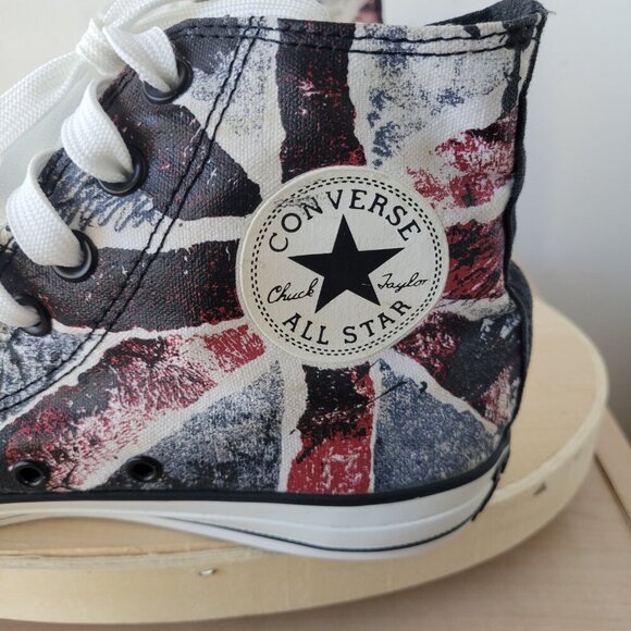 Chuck Taylor All Star Converse CT HI Black/Chili Unisex Sneakers (Size W9 / M7) - Picture 4 of 14